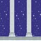 The Costume Center 4' x 30' Blue Sky Roman Style Columns Photo Backdrop